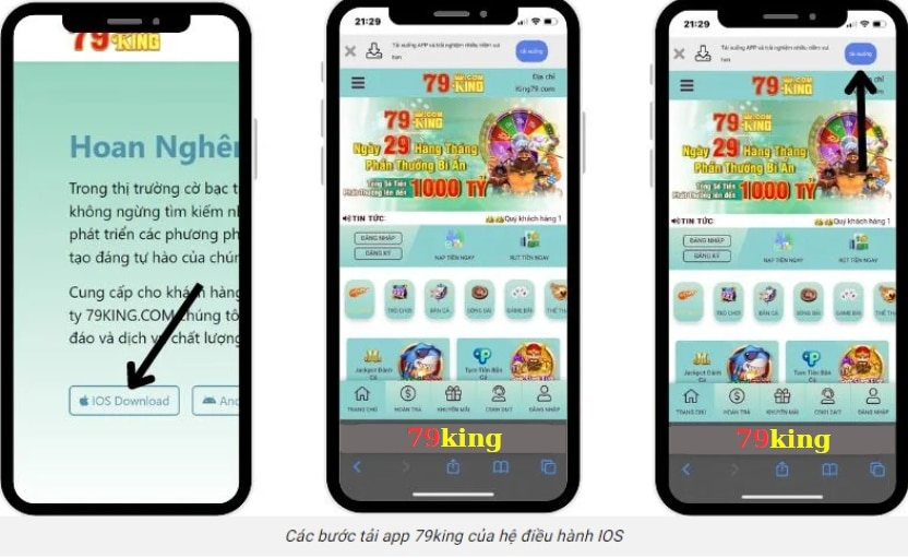 Tải app 79king cho IOS 